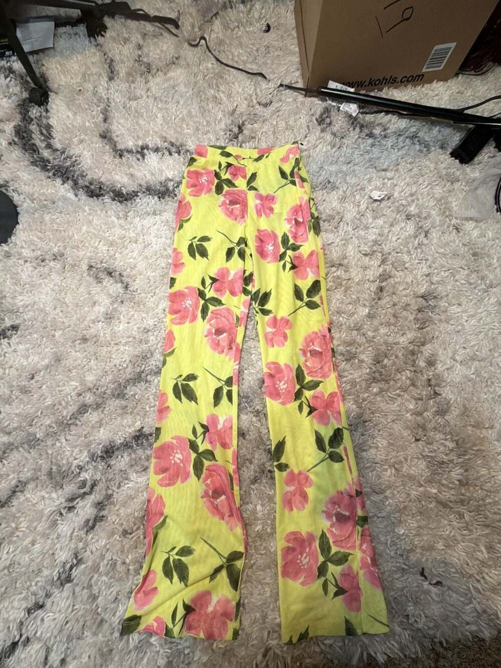White Fox Summer In The City Pants Lemon Rose
